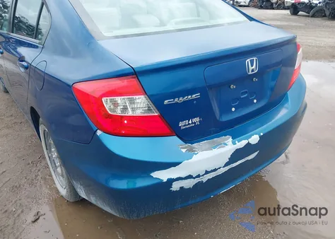2012 Honda Civic Lx z USA, uszkodzony, nr VIN 2HGFB2F5XCH534594